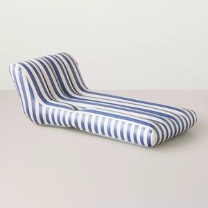 Inflatable Pool Lounger Blue Striped - Hearth & Hand Magnolia, Target